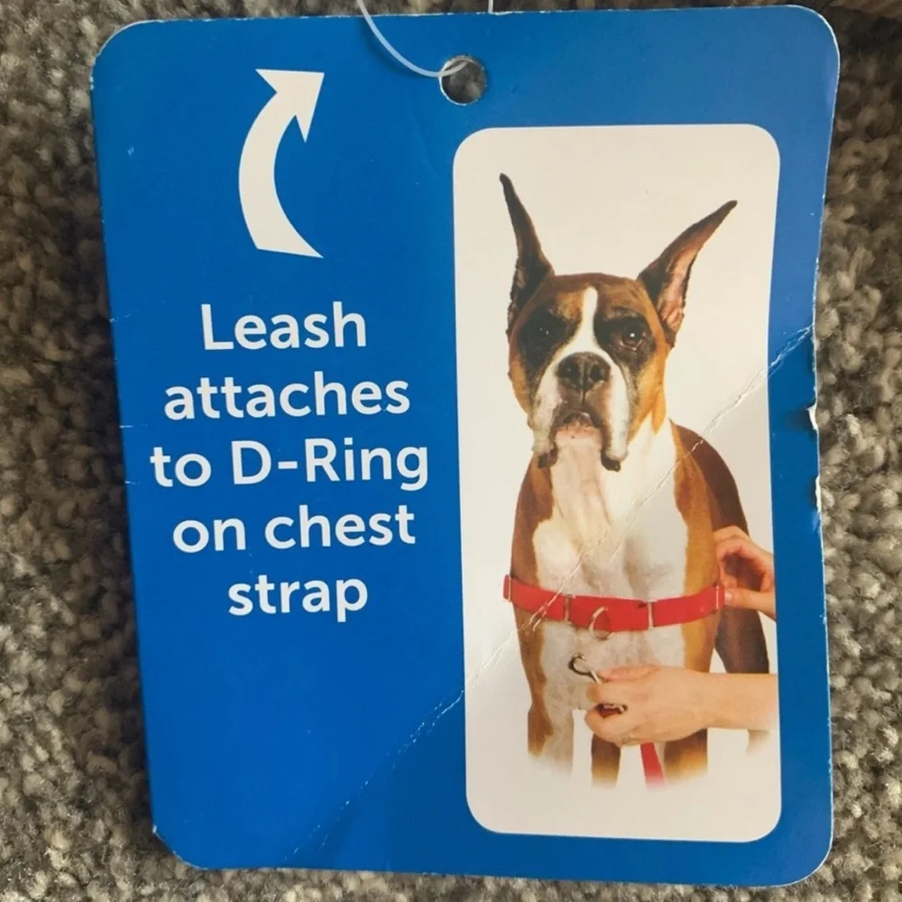 Easy Walk Brown and Tan Adjustable Pet Harness